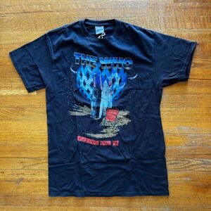 Dead Stock The Who American Tour 82 Black Junk Food T Shirt‎ Mens Size S